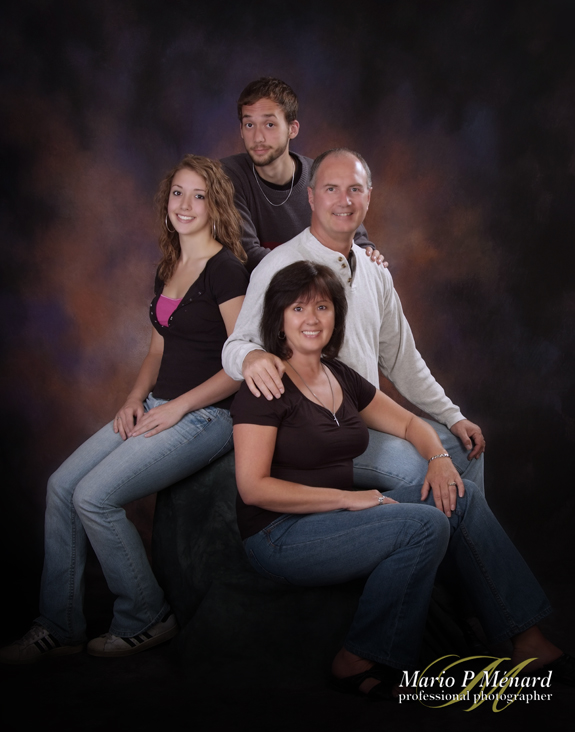 A couple more sample family portraits taken in our studio